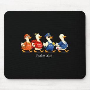 Goedheid genade psalm 23_6 grappige gans christeli muismat