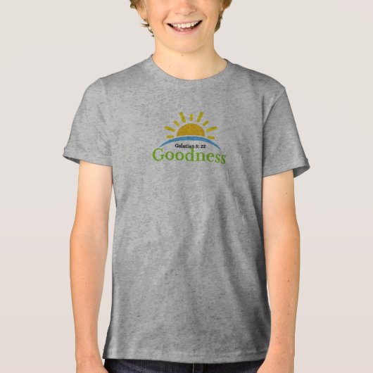 Goedheid Tri-Blend Shirt (Voorkant)