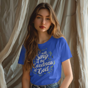 Goedheid van God Typografische Vreugde T-shirt
