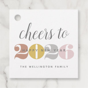 Goedkeuren tot 2022 Happy New Year Gold Bedankjes Labels
