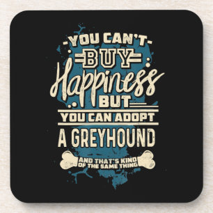 Goedkeuren van een Greyhound T-Shirt Reddingsrok Bier Onderzetter