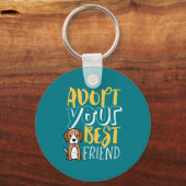 Goedkeuren van het beste Hondenliefhebber voor de  Sleutelhanger (Voorkant)