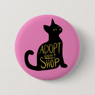 Goedkeuren winkelen geen Feral Cat Rescue Ronde Button 5,7 Cm