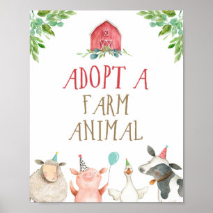 Goedkeuring van een dierentuin die op de werf word poster