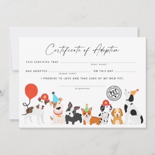 Goedkeuring van een vaderschapscertificaat kaart (Voorkant)