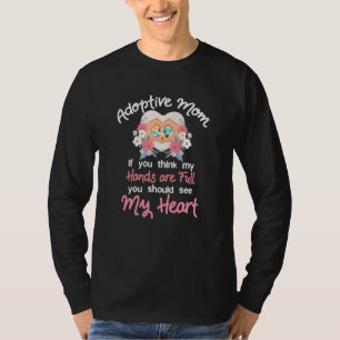 Goedkeuring van moedercitaat voor adoptie ouders t-shirt