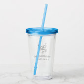 Goedkeuringen van het Clopen-effect Acryl Drinkbeker (Achterkant)