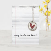 goedkeurings wenskaart kaart (Gele Bloem)