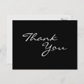 Goedkoop en trendy manier om dank u te zeggen briefkaart (Voorkant / Achterkant)