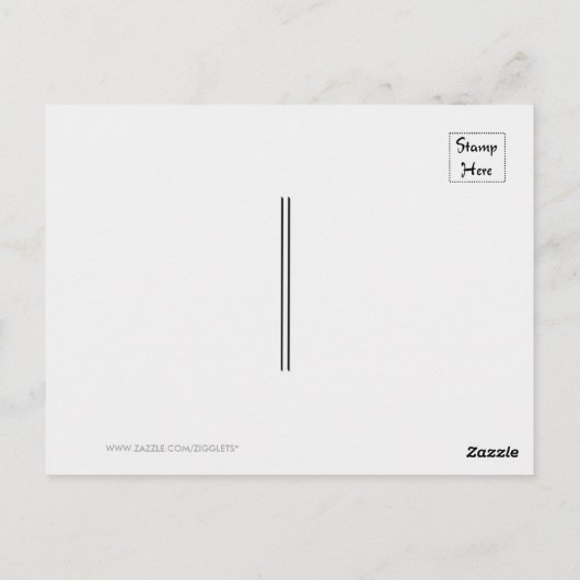 Goedkoop en trendy manier om dank u te zeggen briefkaart (Achterkant)