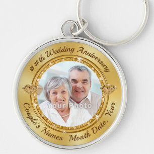 Goedkoop Jubileum cadeaus voor haar en hem Sleutelhanger