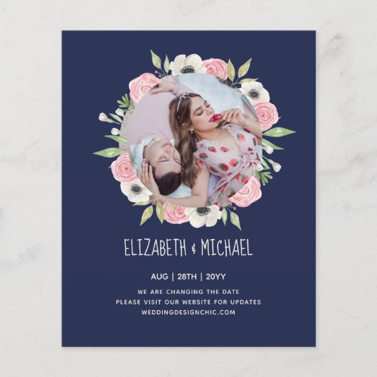 Goedkoopste FOTO Datum Wissel Bloemenkrans (Voorkant)