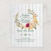 Goedkoopste Save The Dates Bloemenkrans BUDGET (Voorkant)