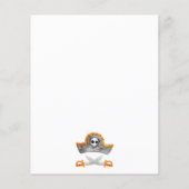 Goedkope Ahoy Matey Treasure Hunt Pirate Verjaarda Flyer (Achterkant)