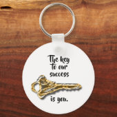 Goedkope Bedankt Bedrijf Promotiemarketing Sleutelhanger (Voorkant)