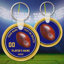 Goedkope blauwe en gouden voetbalfeest artikelen v