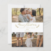 Goedkope botanische kerst aangepaste foto script (Voorkant)