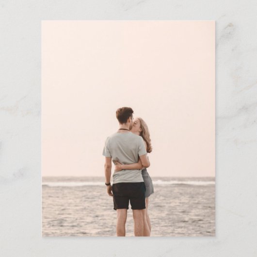 GOEDKOPE Foto Save Dates Eucalyptus Bladeren Groen (Achterkant)