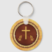 Goedkope geschenken voor bezoekers van de kerk, le sleutelhanger (Achterkant)
