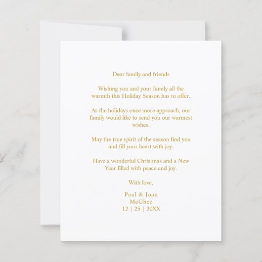 Goedkope Gold-minimalistische camera's met kerstfo (Achterkant)