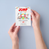 Goedkope Laten we springen Trampoline Park Verjaar Flyer (Hand)