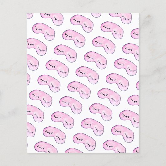 Goedkope Make-up pyjama meisjes Slumber Spa Verjaa Flyer (Achterkant)