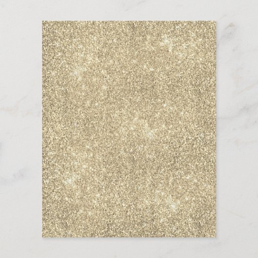 Goedkope Masquerade Groen Goud Glam Glitter Verjaa Flyer (Achterkant)