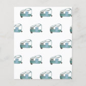 Goedkope One Happy Camper Bossen Camping 1e Verjaa Flyer (Achterkant)