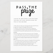 Goedkope Pass de prijs Baby shower spel eenvoudig Flyer (Voorkant)