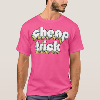 Goedkope Trick Retro Rainbow Typography Faded Styl T-shirt
