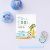 Goedkope Twee Cool Surfing Beach Waves 2e Verjaard Flyer (Enkel)