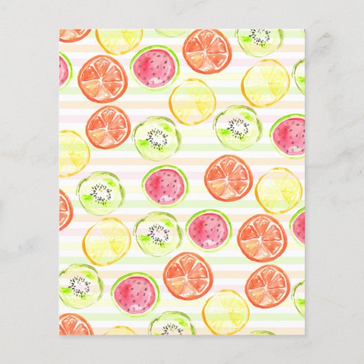 Goedkope TWO-tti Frutti Zomer Fruit 2e Verjaardag Flyer (Achterkant)