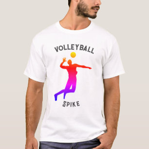 goedkope volleybal SPIKE geschenken goedkope bulk T-shirt
