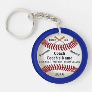 Goedkope, waardering cadeaus voor honkbalcoach, sleutelhanger