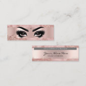 Goedkope wimperextensions mini visitekaartje (Voorkant / Achterkant)