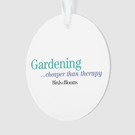 Goedkoper dan therapie ornament (voorkant)