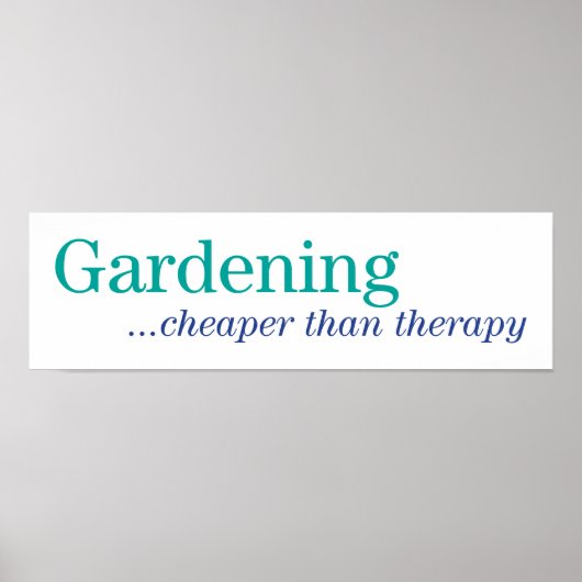 Goedkoper dan therapie poster (Voorkant)