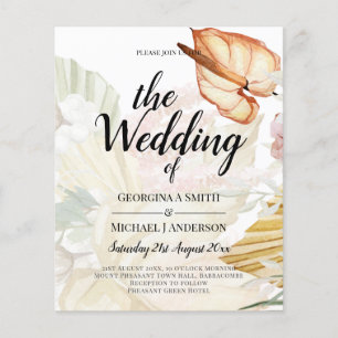 GOEDKOPSTE Tropische Pampasgras Trouw met een Knal Flyer