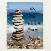 Goeienstenen. Alex. Yoga Meditation personaliseren Planner (Voorkant)