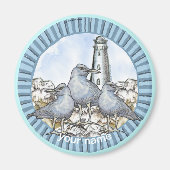 Goéland Guide Aimant phare (Devant)