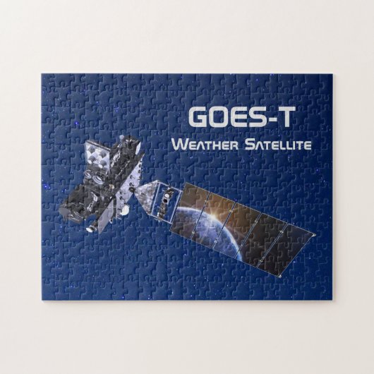 GOES-T Weathersatelliet Legpuzzel (Horizontaal)