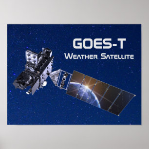 GOES-T Weathersatelliet Poster