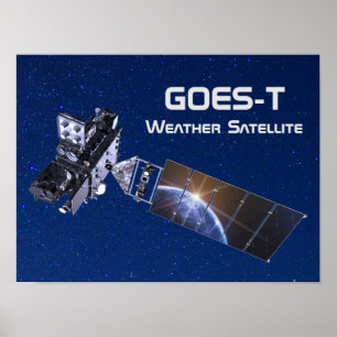 GOES-T Weersatelliet Poster