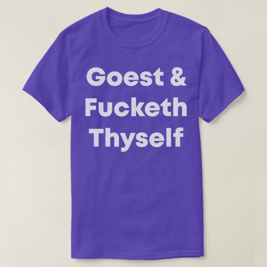 Goest Thyuzelf T-shirt (Design voorkant)