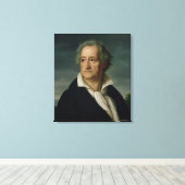 Goethe Canvas Afdruk (Insitu (Houten vloer))
