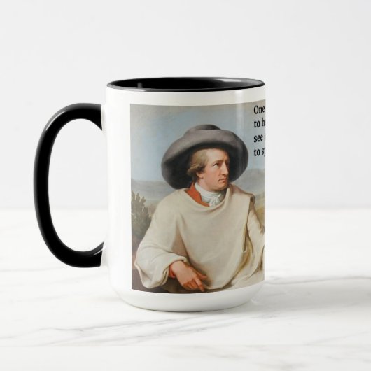 Goethe Citation Mug (Gauche)