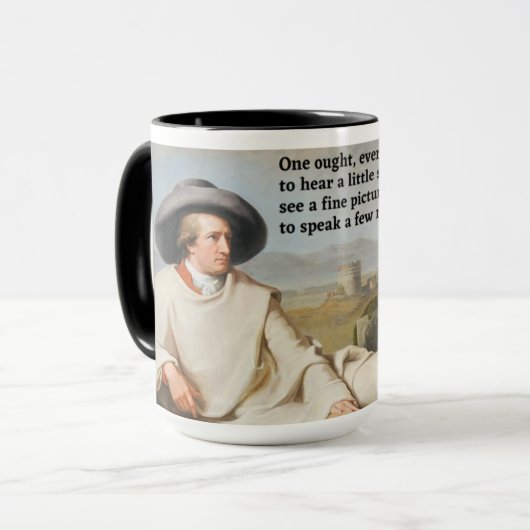 Goethe Citation Mug (Devant gauche)