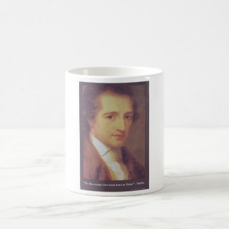 Goethe "Liefde Of Flatteren" Liefdescitaten Cadeau Koffiemok