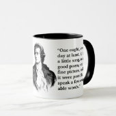 Goethe quote over het leven mok (Voorkant rechts)