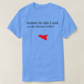 Goethe Sicily Zitrone T-shirt (Design voorkant)